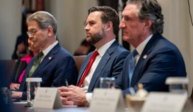 Vice President Vance attends President Trump's cabinet meeting following passage and signing of the One Big Beautiful Bill