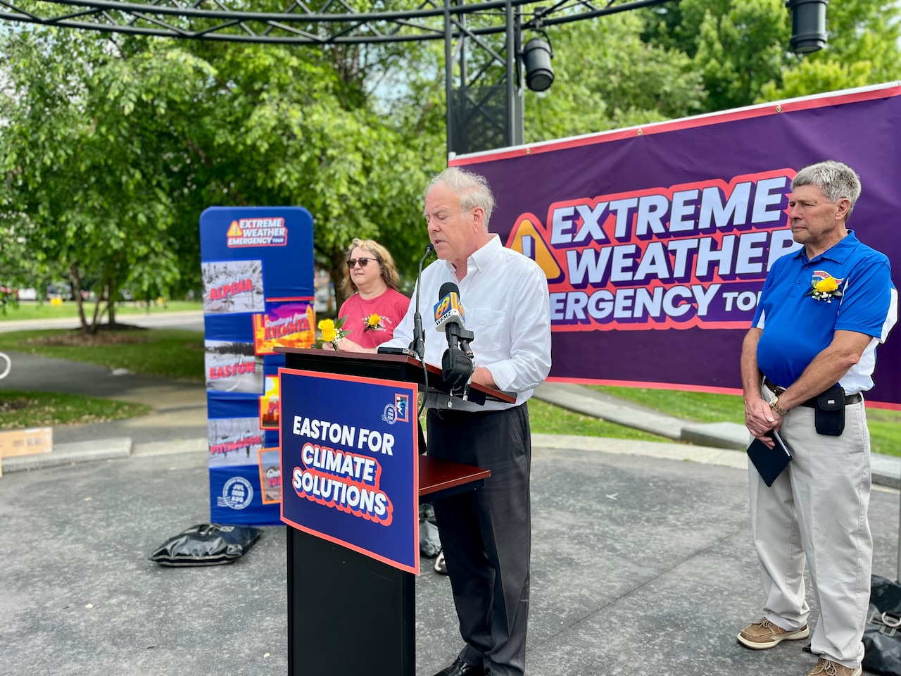 State Rep. Bob Freeman at Extreme Weather Emergency Tour