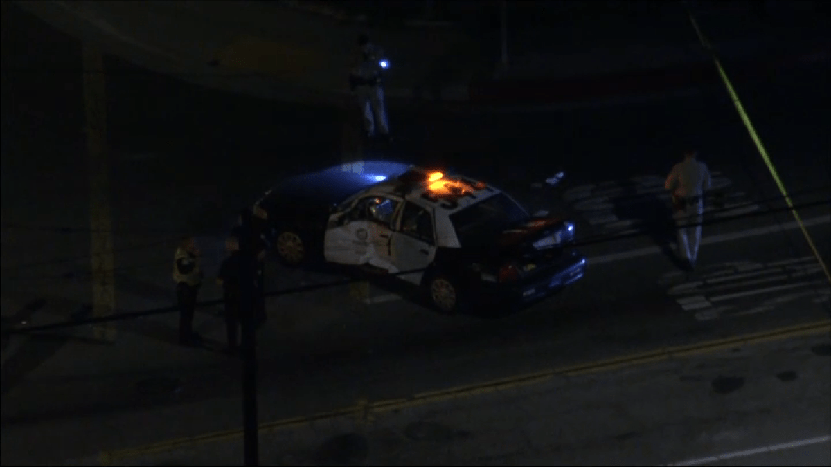 Two people hospitalized after police car crash in Willowbrook – NBC Los Angeles