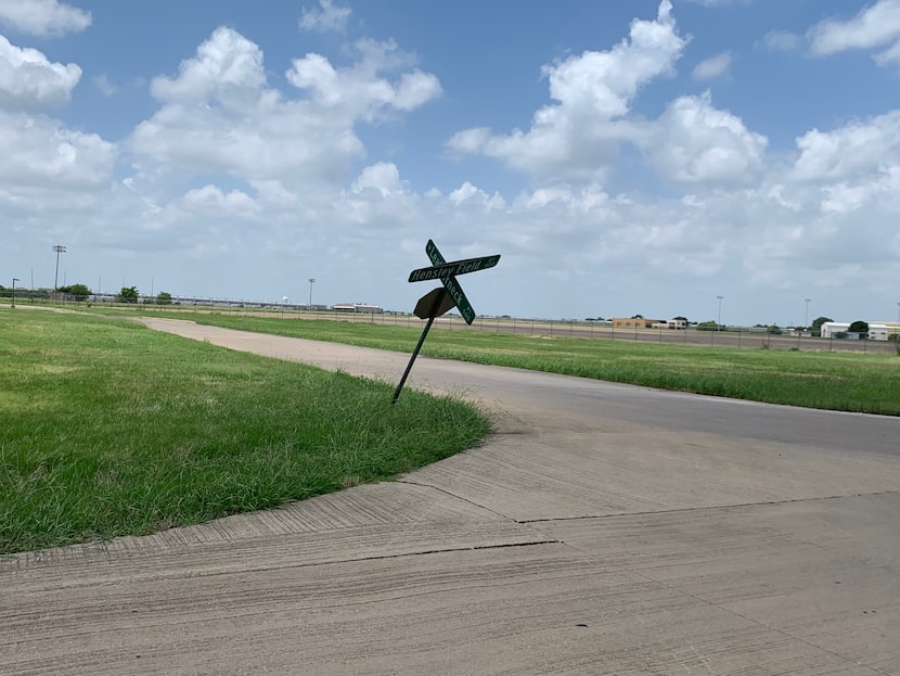 Hensley Field Drive and Leatherneck Place, more album cover than intersection