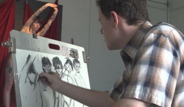 Art comes to life with nude figure drawing class