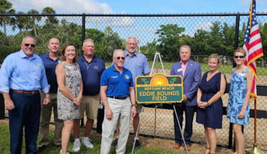 Neptune Beach names baseball field after officer who died of COVID complications