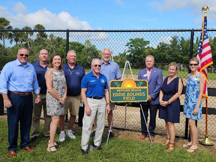Neptune Beach names baseball field after officer who died of COVID complications