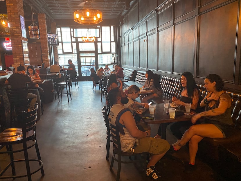 This is what the Anvil Pub used to look like inside. My great-uncle Eli built the place in...