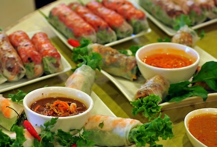Bistro B is known for its spring rolls (pictured), pho, banh mi and more.