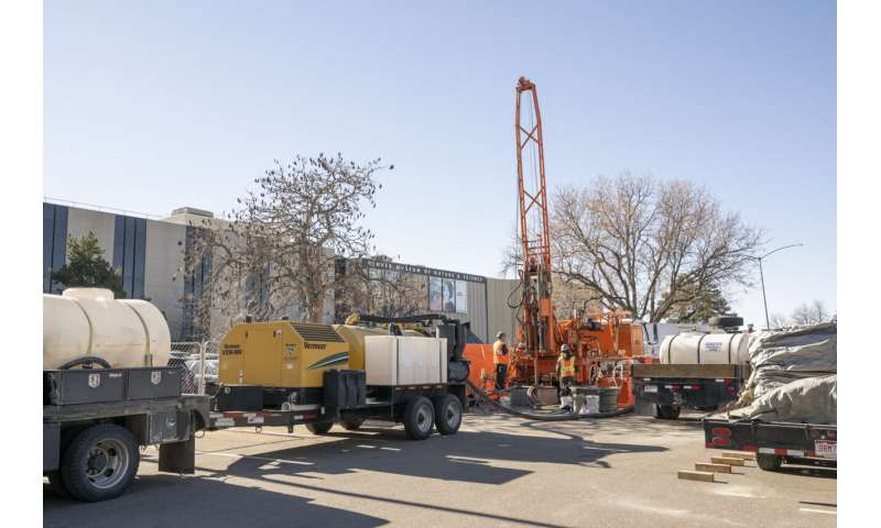 A Denver dino museum makes a find deep under own parking lot. Like 'a hole in one from the moon.'