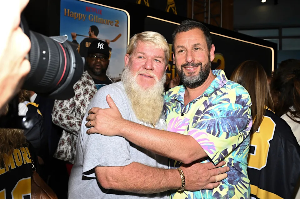 John Daly and Happy Gilmore, a couple of champions. (Evan Agostini/Invision/AP)