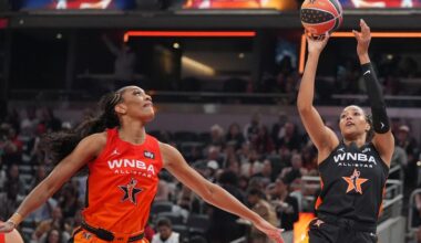 Napheesa Collier's record-breaking performance leads her team to 151-131 victory in WNBA All-Star Game