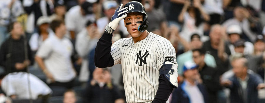 Register with the bet365 bonus code LABS365 to claim $150 in bonus bets for Aaron Judge bets MLB or WNBA games.