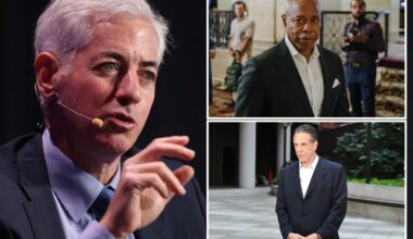 Bill Ackman urges Andrew Cuomo to drop out of NYC mayoral race, begrudgingly endorses Eric Adams