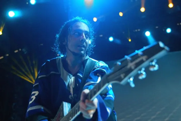 System Of A Down's Daron Malakian on the first day of Ozzfest 2002 at Montage Mountain in Scranton, Pennsylvania.  - Credit: Scott Gries/Getty Images