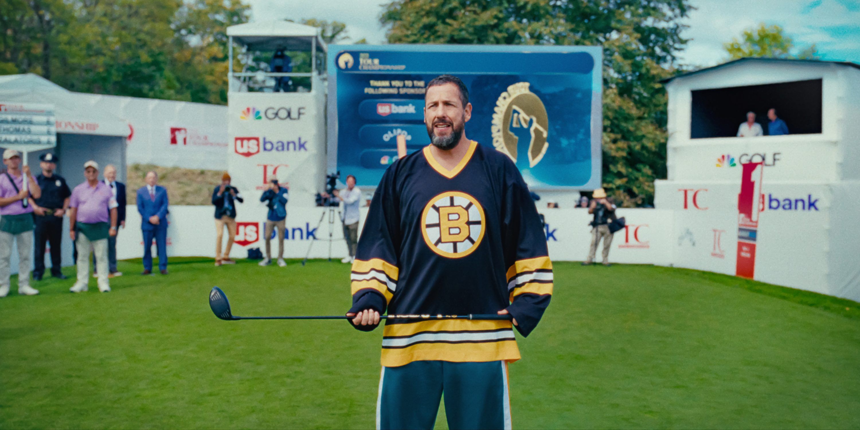 Adam Sandler as Happy in Happy Gilmore 2