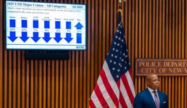 NYPD monthly crime statistics