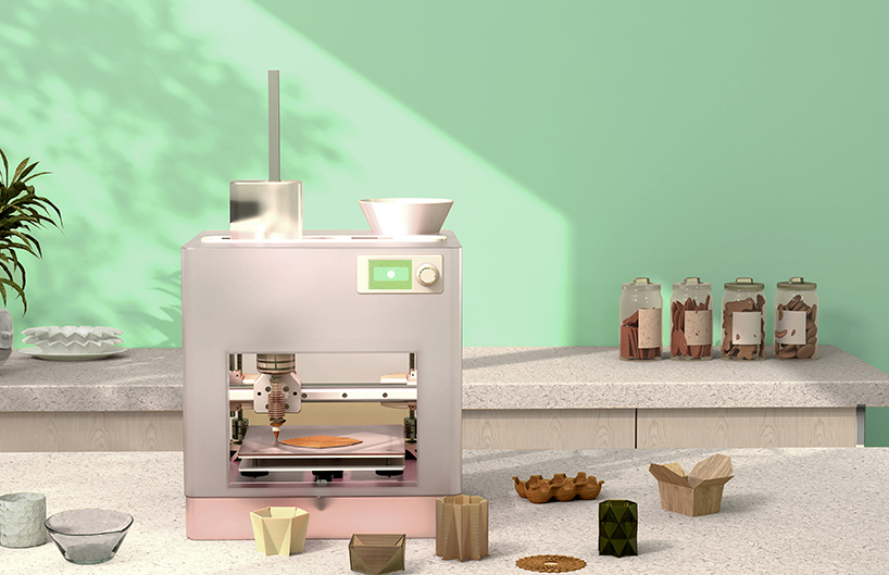 AI-powered 3D printer transforms kitchen scraps into functional objects