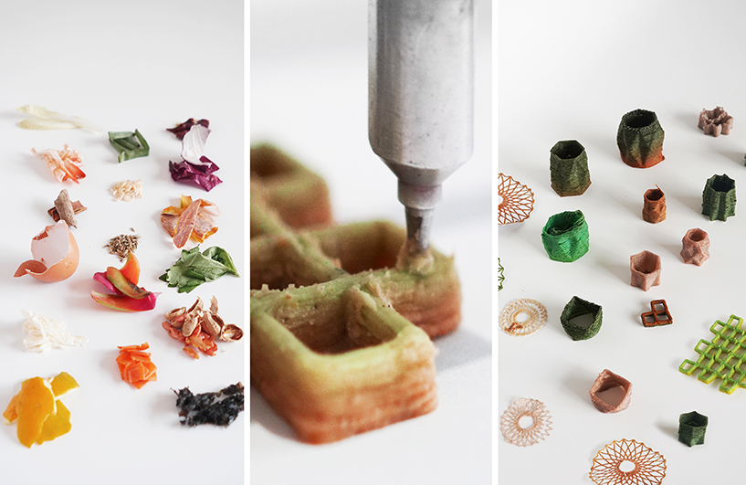 AI-powered 3D printer transforms kitchen scraps into functional objects