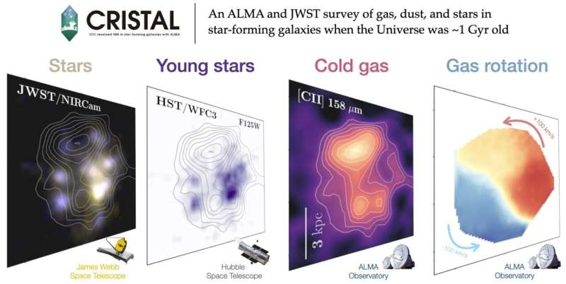 ALMA reveals hidden structures in the first galaxies of the universe