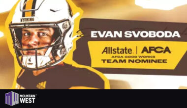Evan Svoboda Named Nominee for 2025 Allstate AFCA Good Works Team – Mountain West Conference