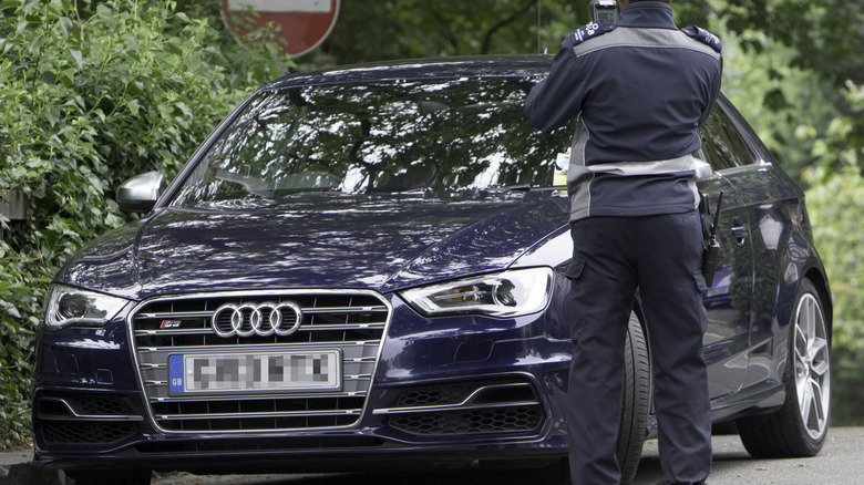 Emma Watson getting a speeding ticket
