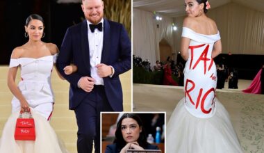 AOC broke House rules to attend Met Gala with beau Riley Roberts, is told to pay additional $2,700 for ‘Tax The Rich’ gown, other accessories