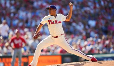 Philadelphia Phillies' Suárez gets a shorter start as the ace left-hander's workload grows