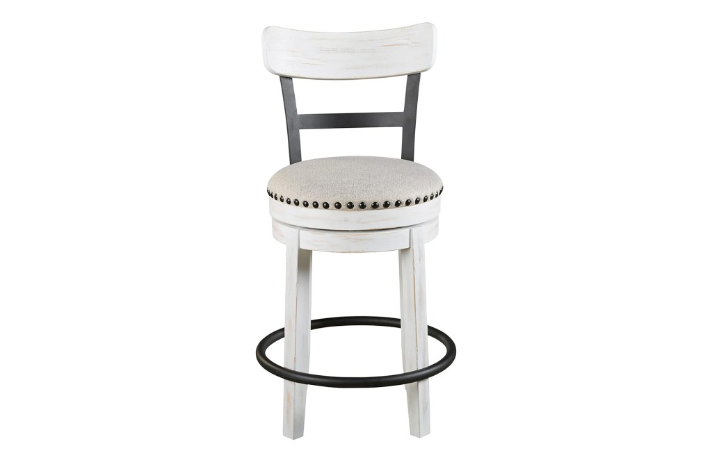 Signature Design by Ashley Valebeck 24.5" Modern Swivel Counter Height Barstool