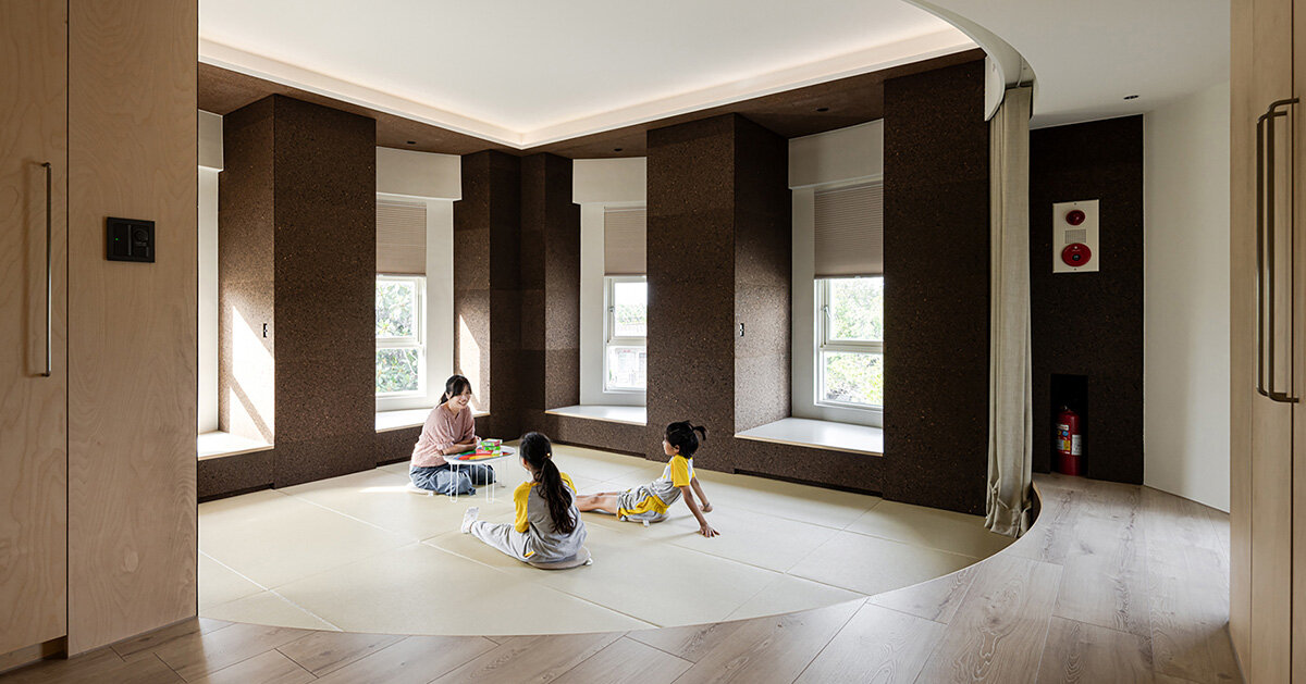 atelier boter shapes circle around square in taiwanese school