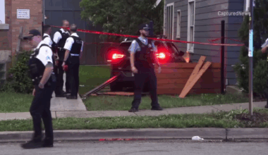 Man crashes car after being shot in head in Chicago's Avondale neighborhood