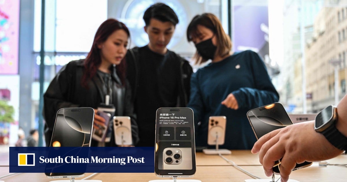 China’s trade-in programme boosts sales of foreign brands – including Apple