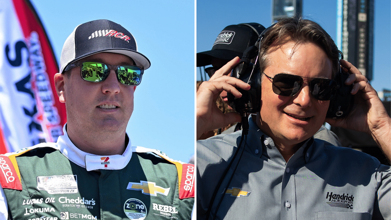 Jeff Gordon (L) and Dale Earnhardt Sr. (R). Image Credits: Imagn.