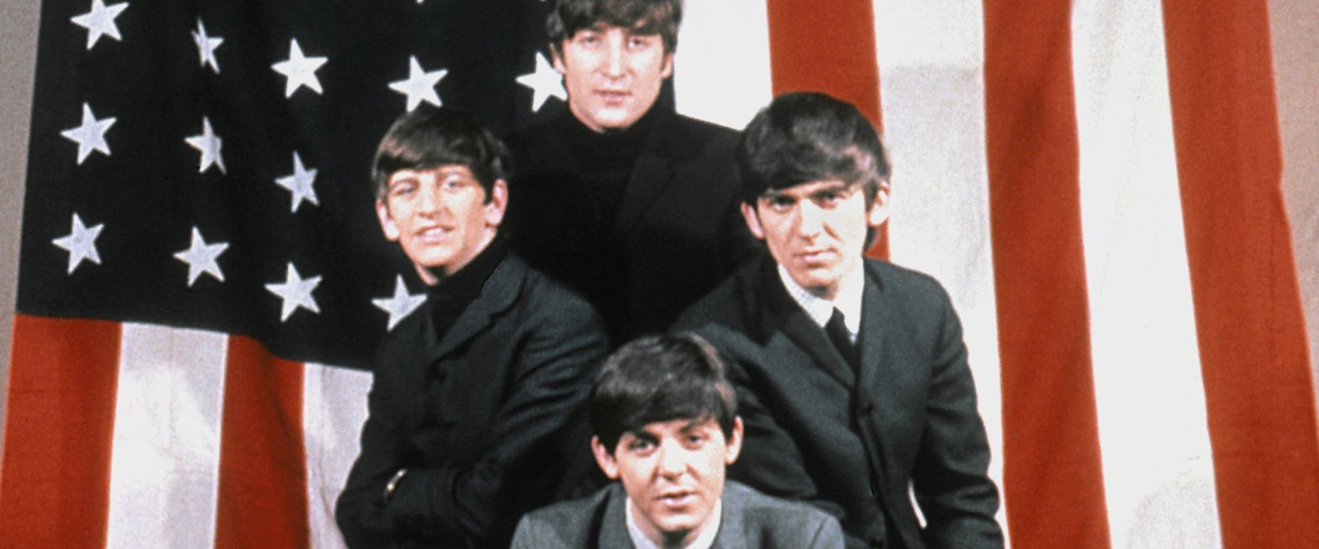 Beatles during their 1964 U.S. tour