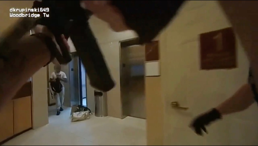 Bodycam footage shows shootout between NY man, cops in NJ hotel