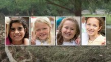 L-R: Lila Bonner, Eloise Peck, Anna Margaret Bellows and Janie Hunt. The girls were among the 27 campers who went missing after floods overtook part of Camp Mystic near Hunt, Texas, on July 4, 2025.