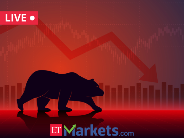 Sensex Today | Stock Market LIVE Updates: Sensex falls over 450 pts; Nifty tests 25,400; bank, financials drag