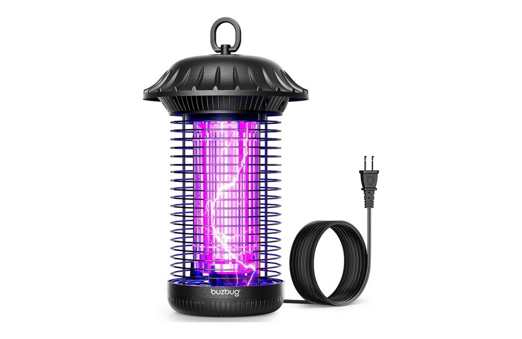 Buzbug LED Bug Zapper Indoor Outdoor, 10 Years Lifespan, 6.5ft Power Cord, IPX4 Waterproof, High-Voltage, Mosquito Zapper, Fly Trap Mosquito Trap, Fly Killer Fly Zapper -MO008C
