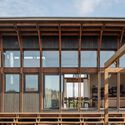 Los Pinos House / Espiral Arquitectos - Exterior Photography, Wood, Beam