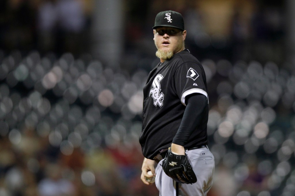 Bobby Jenks, Chicago White Sox relief pitcher.