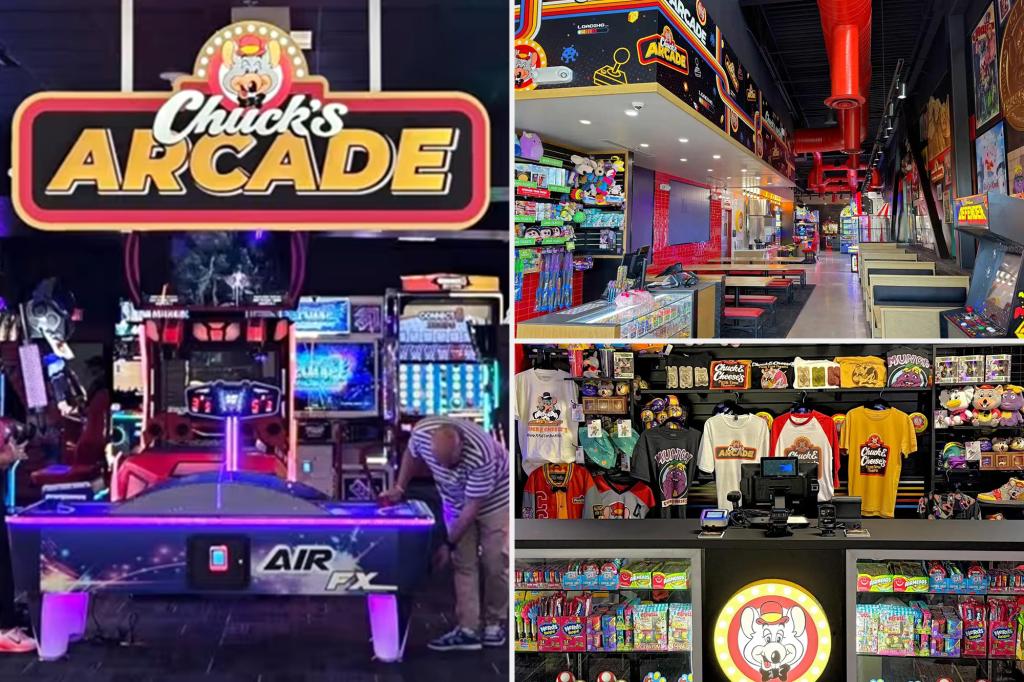 Chuck E. Cheese opens spin-off arcades for adults — including one in New York