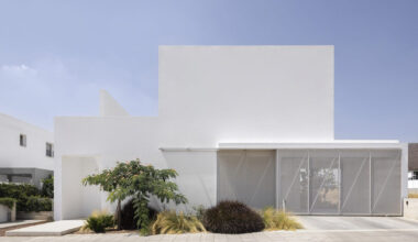 white walls envelop residence by draftworks* architects in cyprus