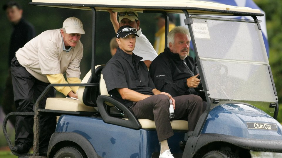 Andersson Hed had a face like thunder as he was driven back to the 4th