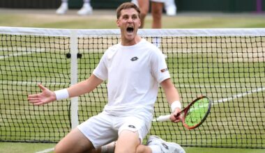 British star slapped with largest fine at Wimbledon this year for alleged verbal abuse
