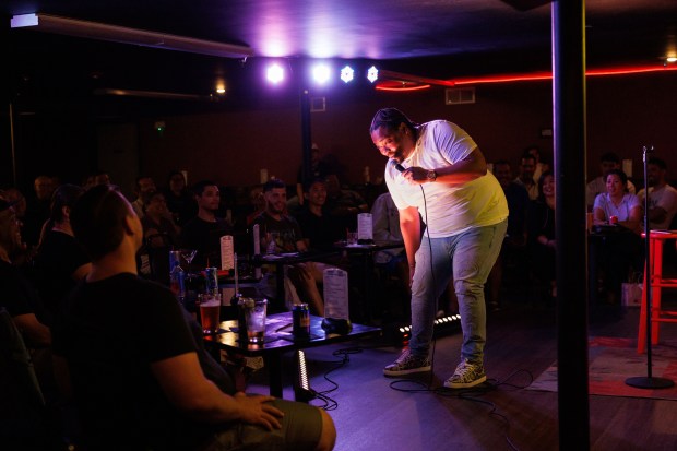 Comedian Big Josh performs at the Comedy Plex Comedy Club,...