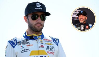 Chase Elliott(L) and Jimmie Johnson(R)