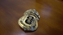 A special issue Dallas police badge from the 1994 World Cup.