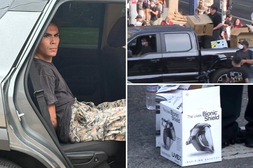 Anti-ICE LA riot leader seen giving gear to protesters indicted on conspiracy charges by DOJ