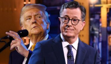 Trump Celebrates CBS's Cancellation Of Stephen Colbert's "Late Show"