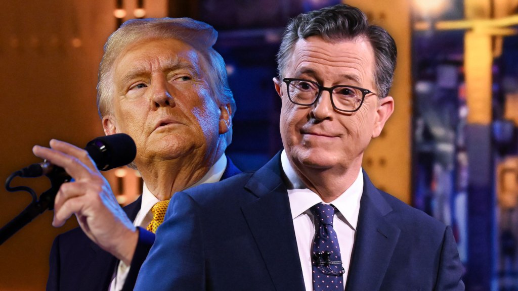 Trump Celebrates CBS's Cancellation Of Stephen Colbert's "Late Show"