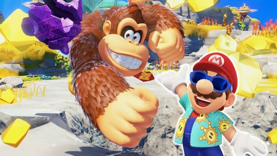 Donkey Kong Bananza Mario Odyssey