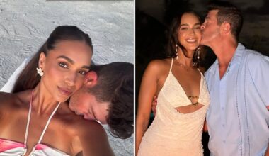 Robin Thicke and April Love Geary Pack on the Honeymoon PDA