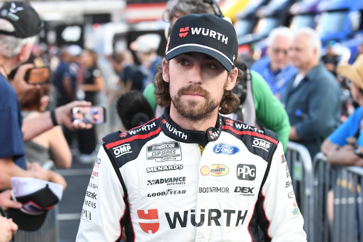 An image of NASCAR champion Ryan Blaney
