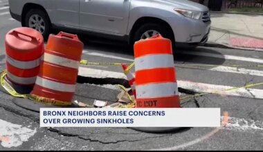 Bronx residents say several sinkholes continue to grow in University Heights, Morris Heights